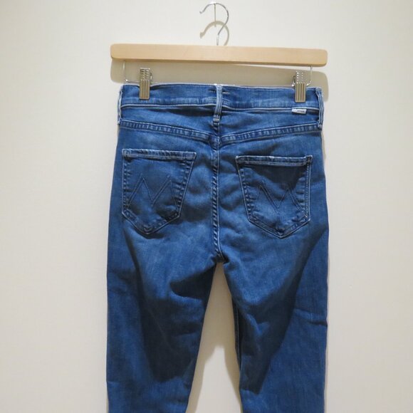 MOTHER The Mid Rise Dazzler Ankle Jeans in Wish On A Star - Size 25 - Picture 12 of 16